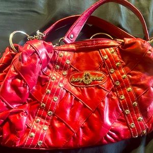RED BABY PHAT PURSE